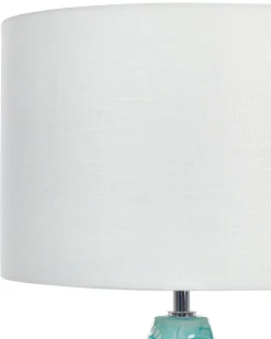 Lampa stołowa ATABA Ceramika Turkusowy