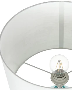 Lampa stołowa ATABA Ceramika Turkusowy