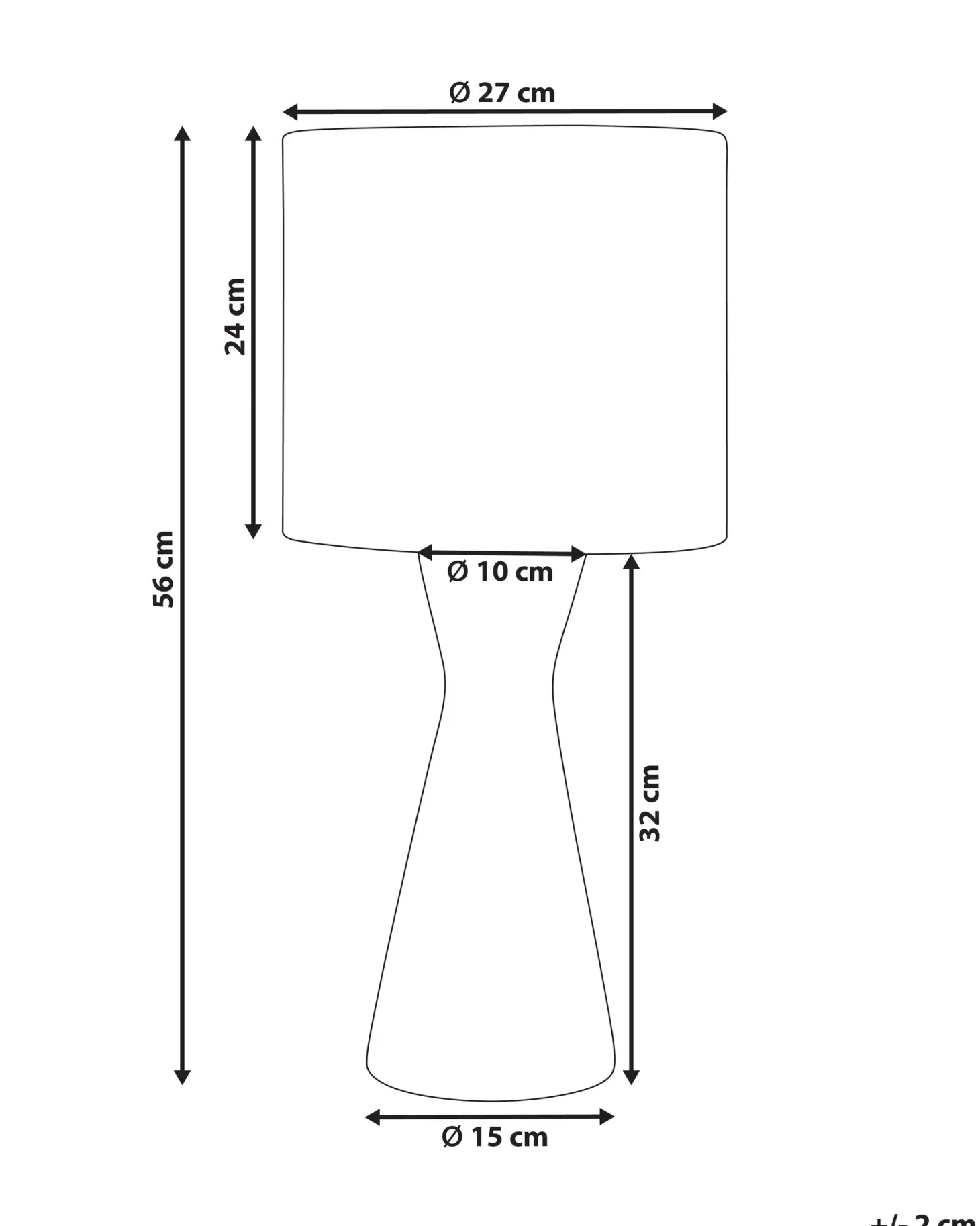Lampa stołowa ATRAI Hiacynt wodny Naturalny