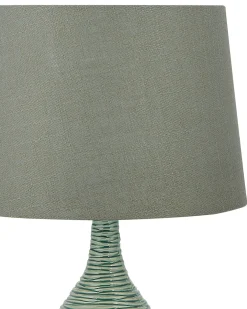 Lampa stołowa ATSAS Ceramika Ciemnozielony
