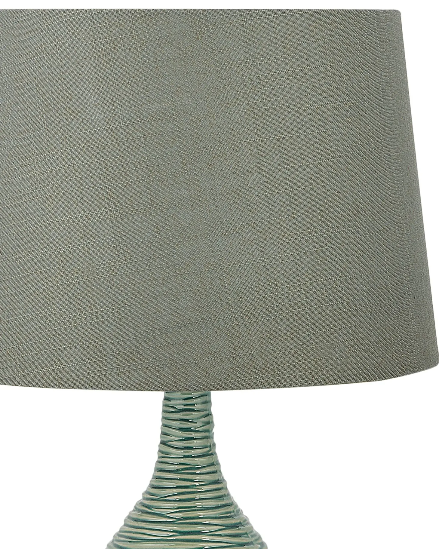 Lampa stołowa ATSAS Ceramika Ciemnozielony