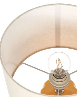 Lampa stołowa BALONNE Ceramika Żółty