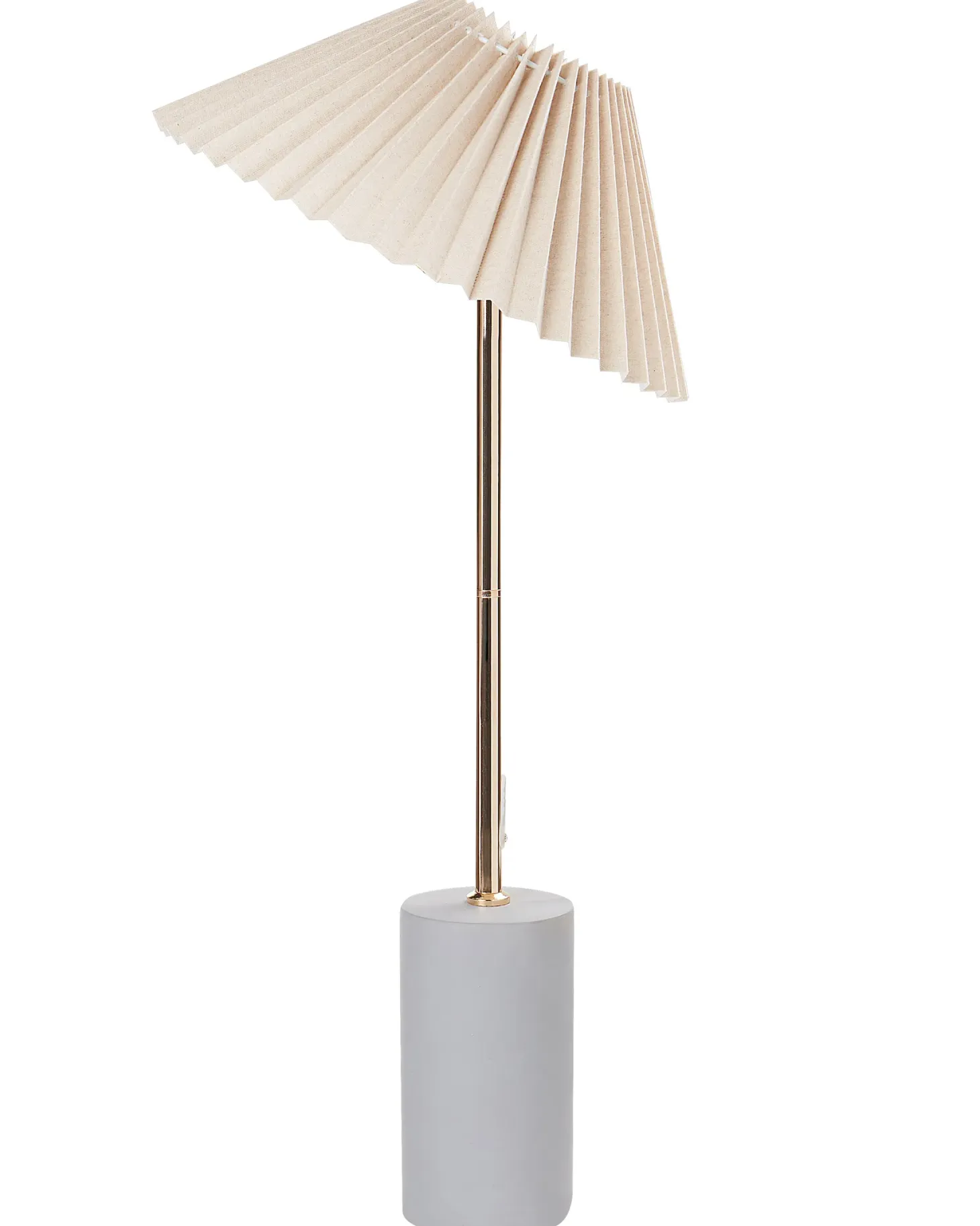 Lampa stołowa BALUARTE Len syntetyczny Beżowy
