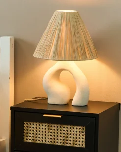 Lampa stołowa BARBAS Ceramika Naturalny
