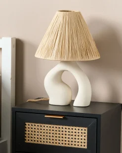 Lampa stołowa BARBAS Ceramika Naturalny