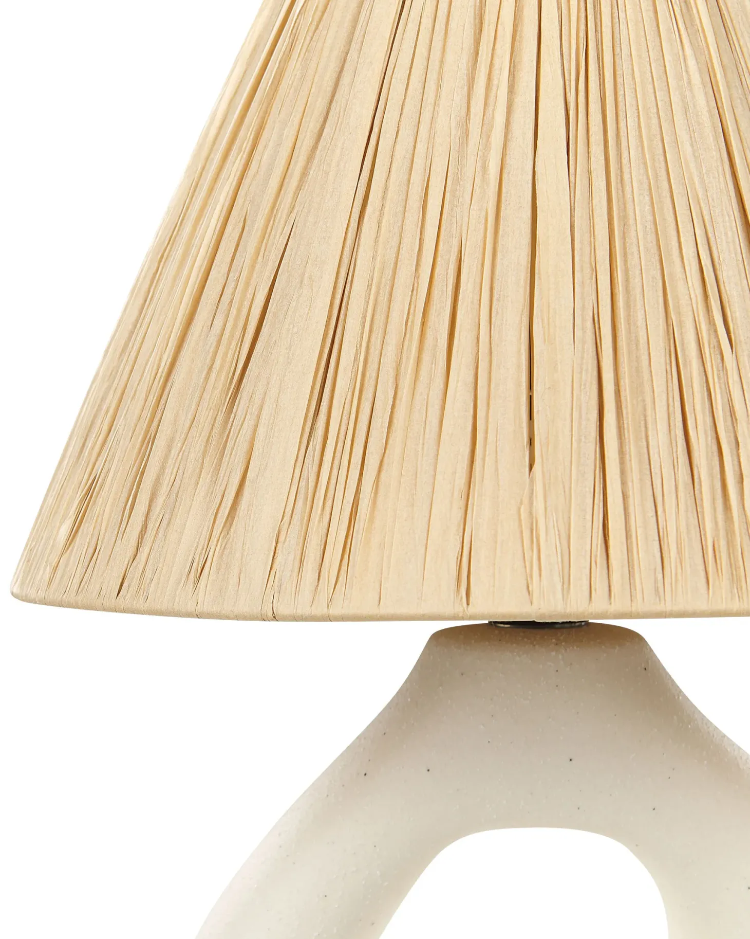 Lampa stołowa BARBAS Ceramika Naturalny