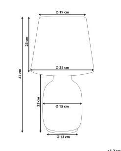 Lampa stołowa BARTANG Ceramika Biały