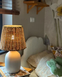 Lampa stołowa BARTANG Ceramika Biały