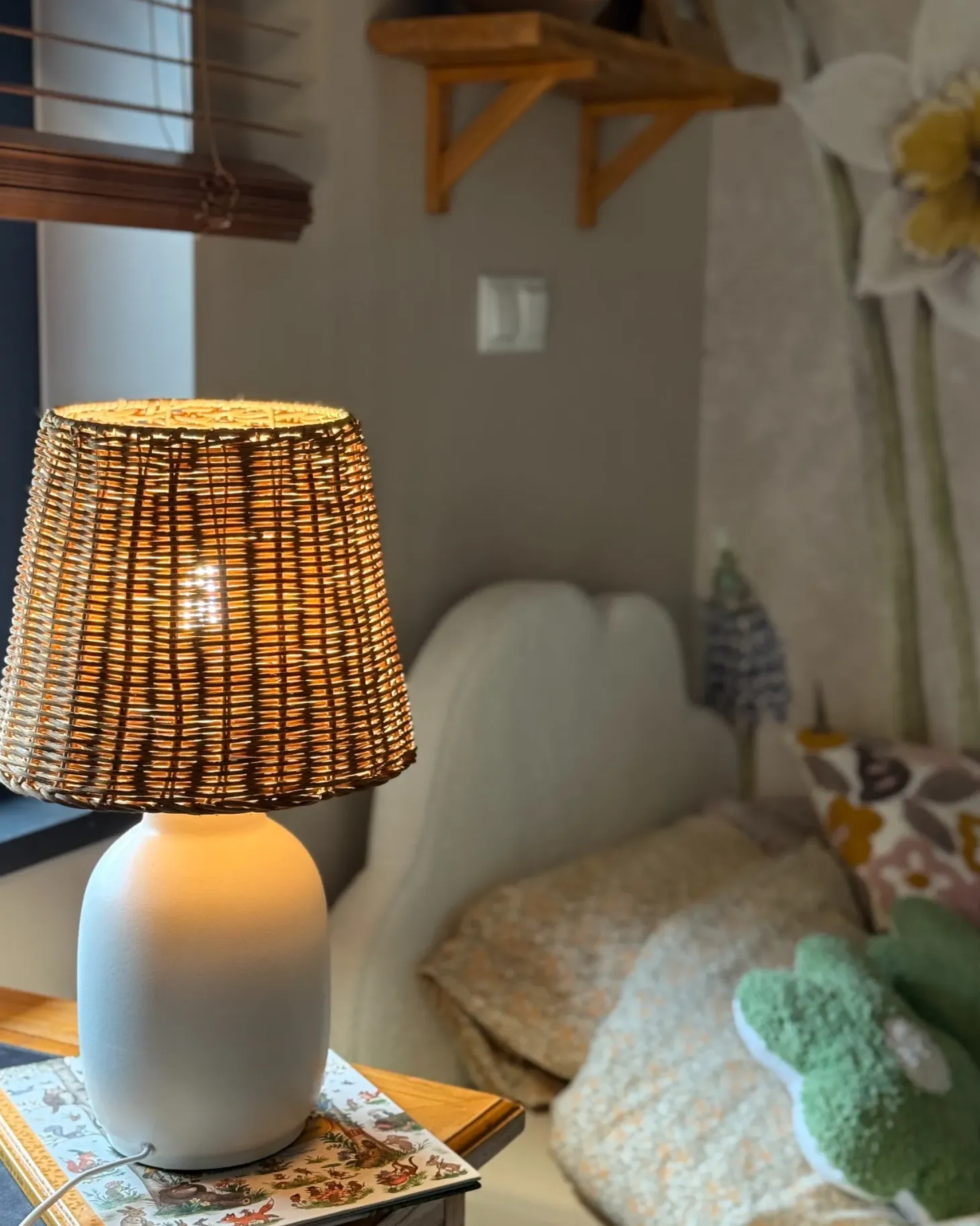 Lampa stołowa BARTANG Ceramika Biały