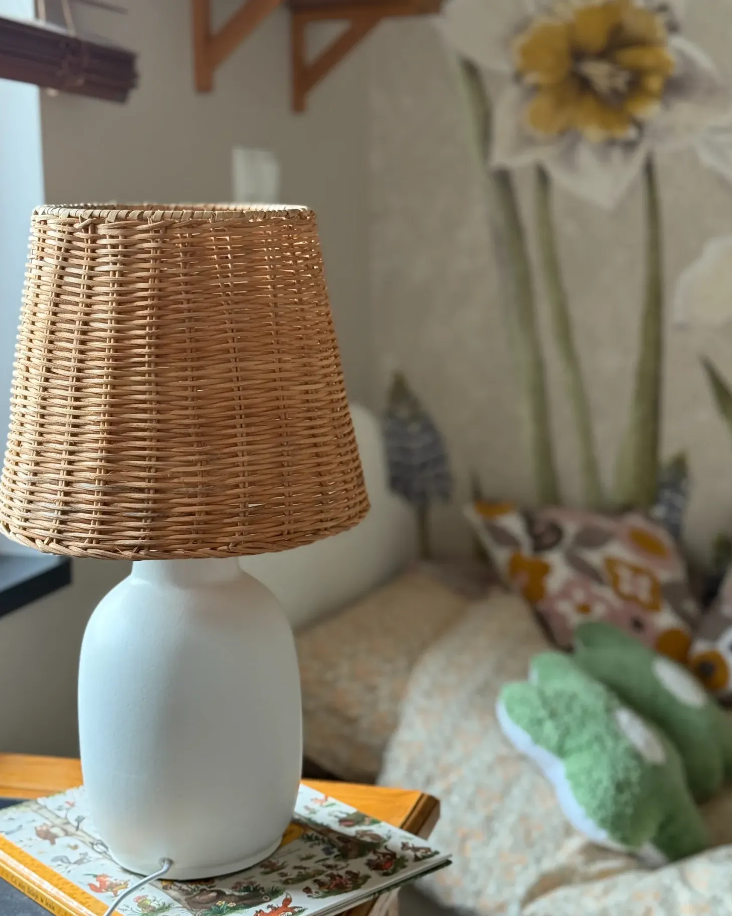 Lampa stołowa BARTANG Ceramika Biały