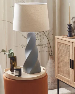 Lampa stołowa BELAYA Ceramika Szary