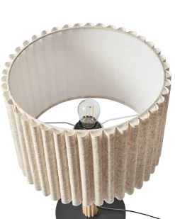 Lampa stołowa BELESSA Len Jasnobeżowy