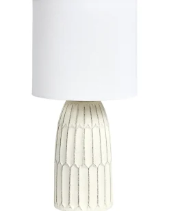 Lampa stołowa BELIHUL Ceramika Złamana biel