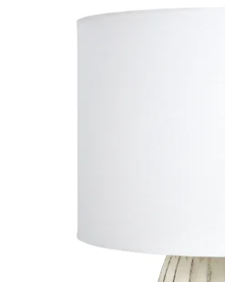 Lampa stołowa BELIHUL Ceramika Złamana biel