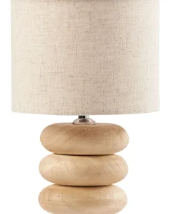 Lampa stołowa BETWA Drewno mango Jasnobrązowy