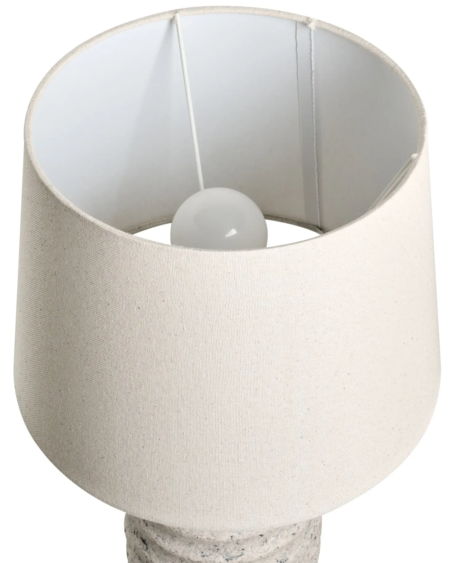 Lampa stołowa BILLY Ceramika Złamana biel