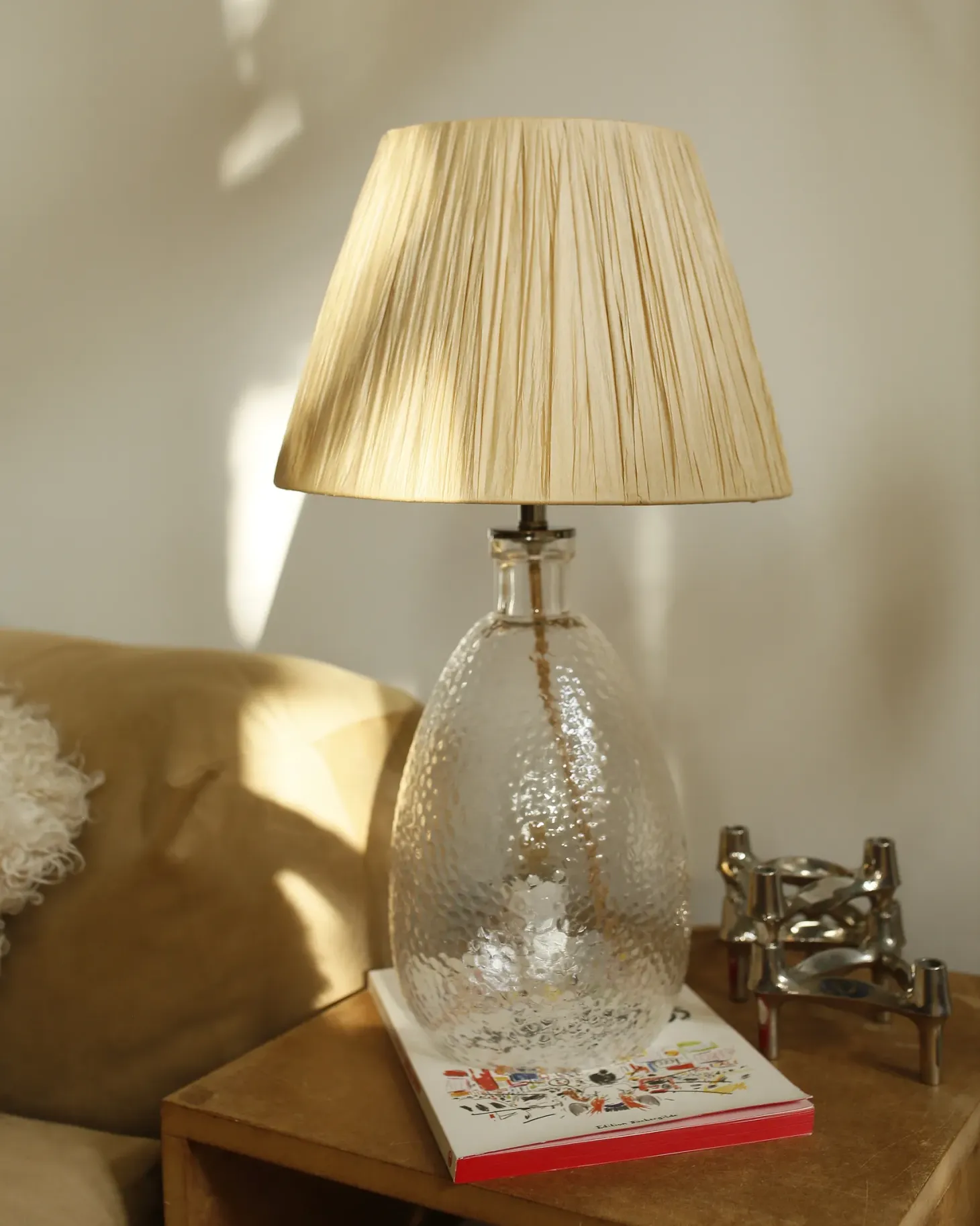 Lampa stołowa BLANCO Szkło Naturalny