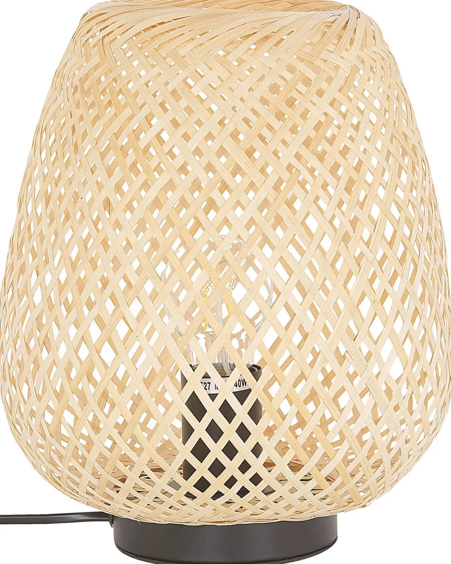 Lampa stołowa BOMU Bambus Jasnobrązowy