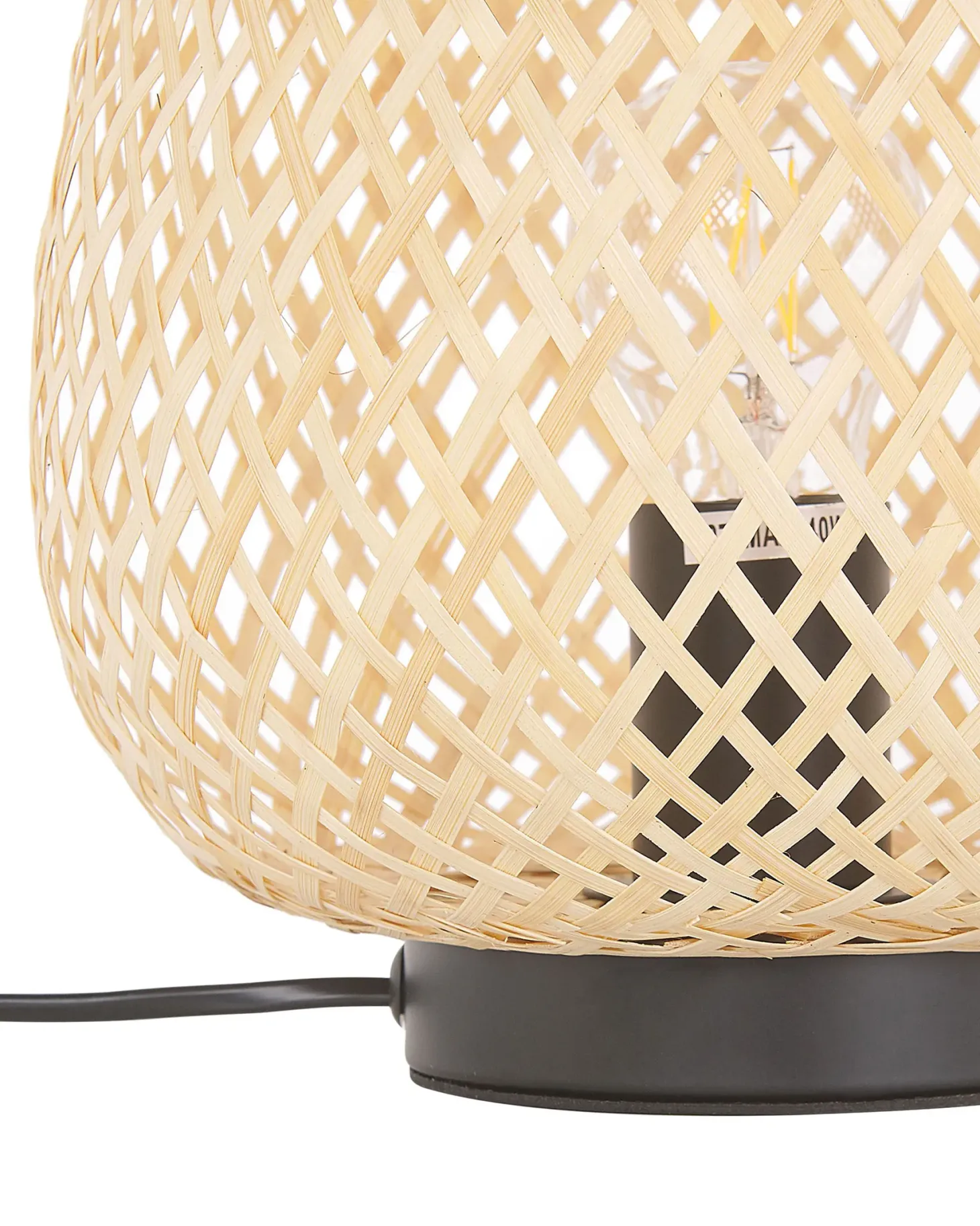 Lampa stołowa BOMU Bambus Jasnobrązowy