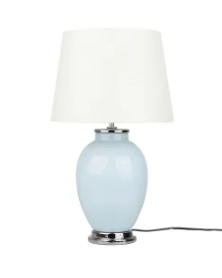 Lampa stołowa BRENTA Ceramika Błękitny