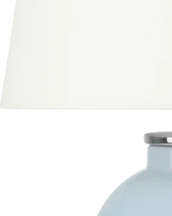 Lampa stołowa BRENTA Ceramika Błękitny