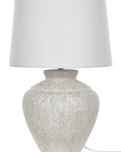Lampa stołowa CAINE Ceramika Jasnobeżowy