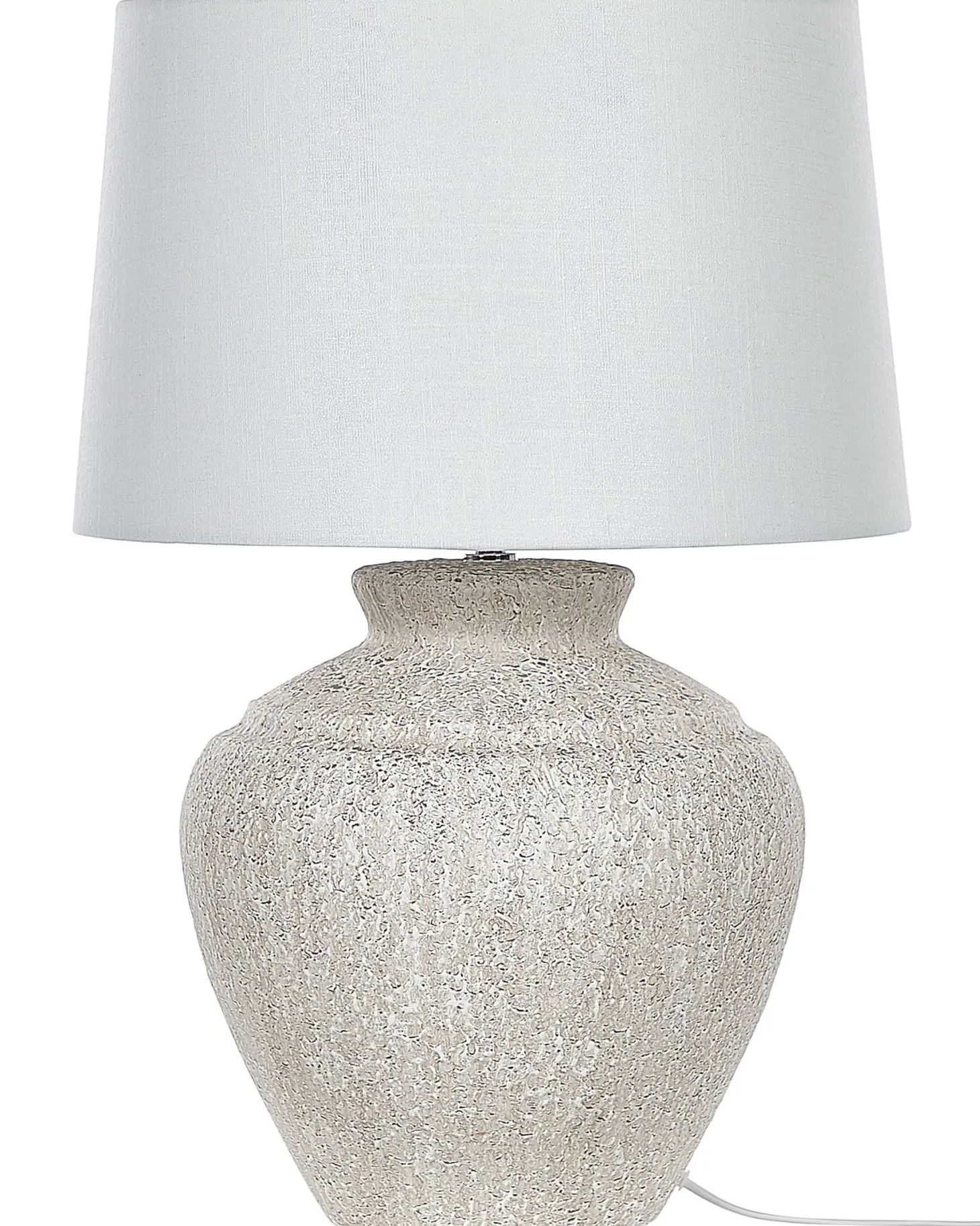 Lampa stołowa CAINE Ceramika Jasnobeżowy
