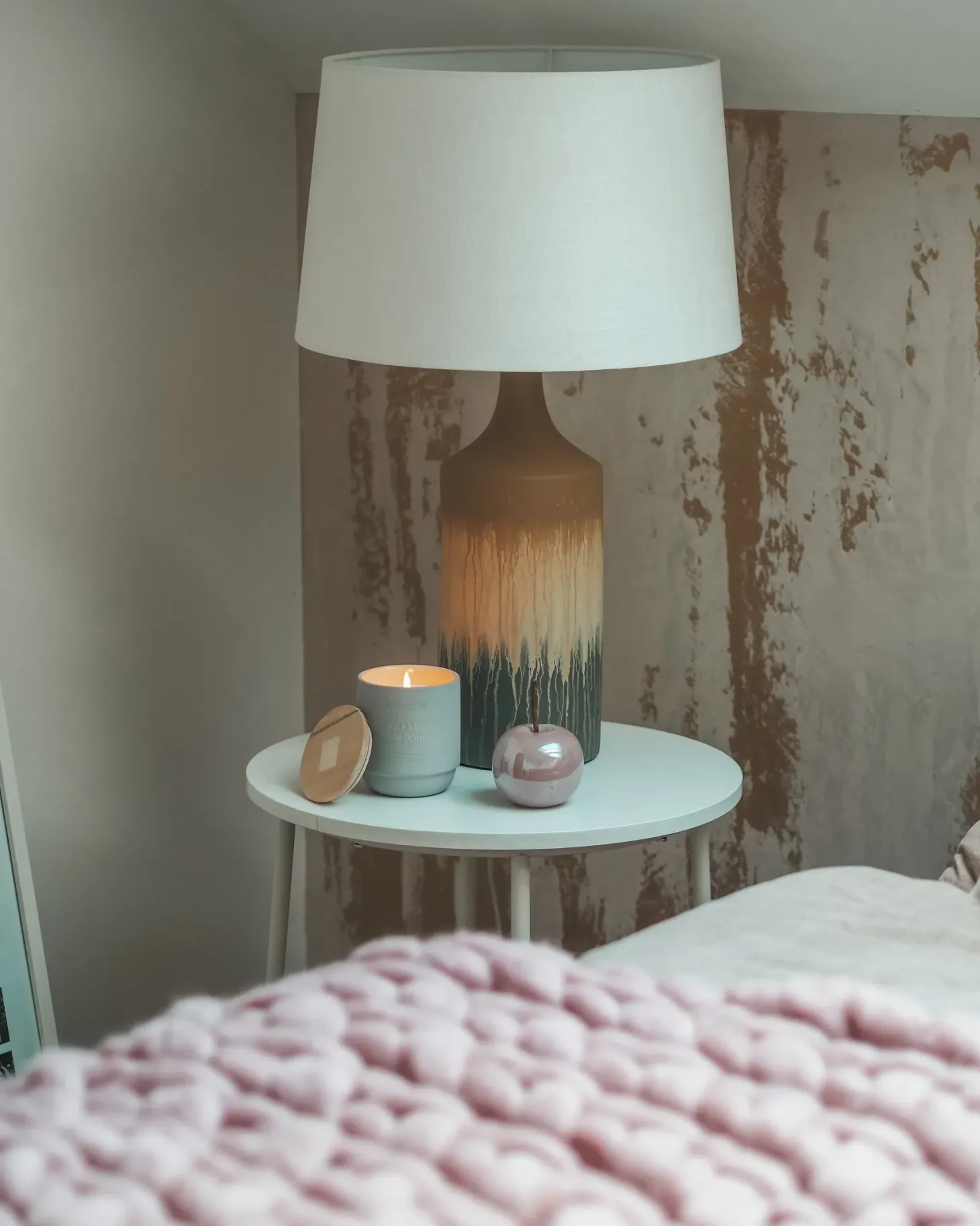 Lampa stołowa CALVAS Ceramika Kolorowy