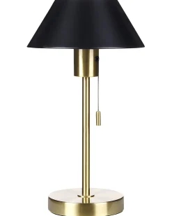 Lampa stołowa CAPARO Metal Czarny/ złoty