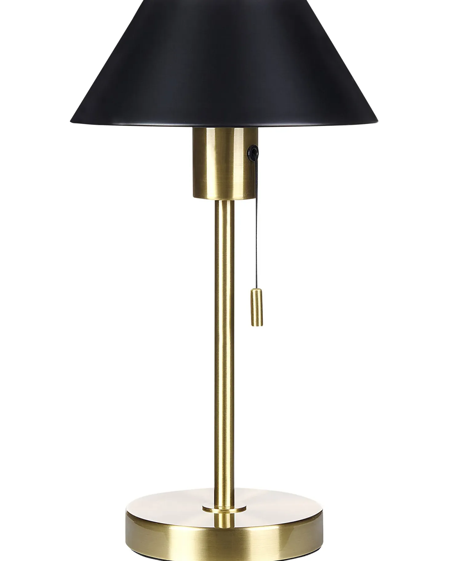 Lampa stołowa CAPARO Metal Czarny/ złoty