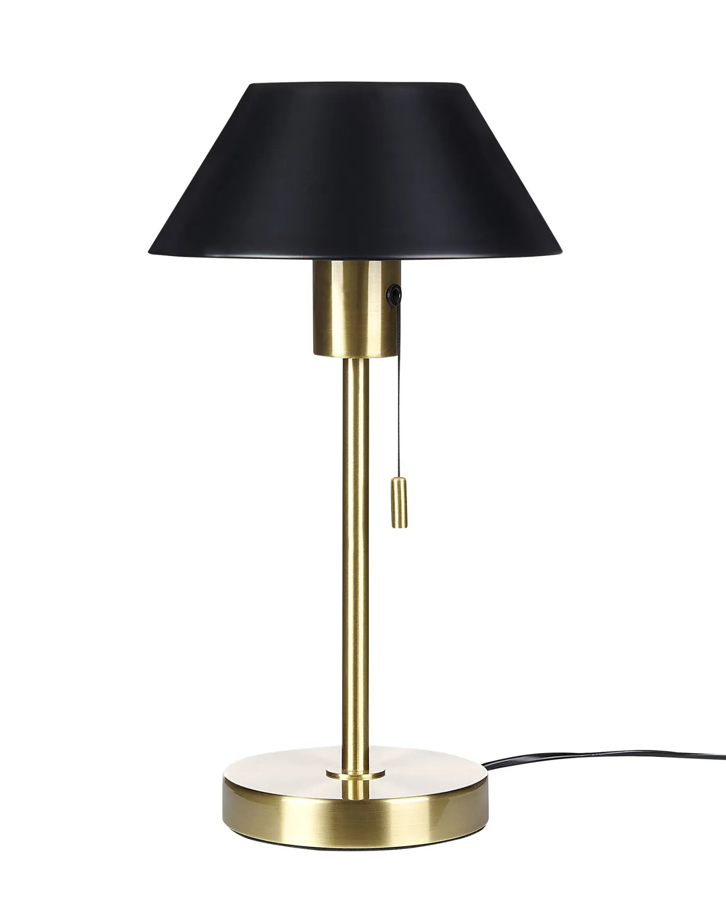 Lampa stołowa CAPARO Metal Czarny/ złoty