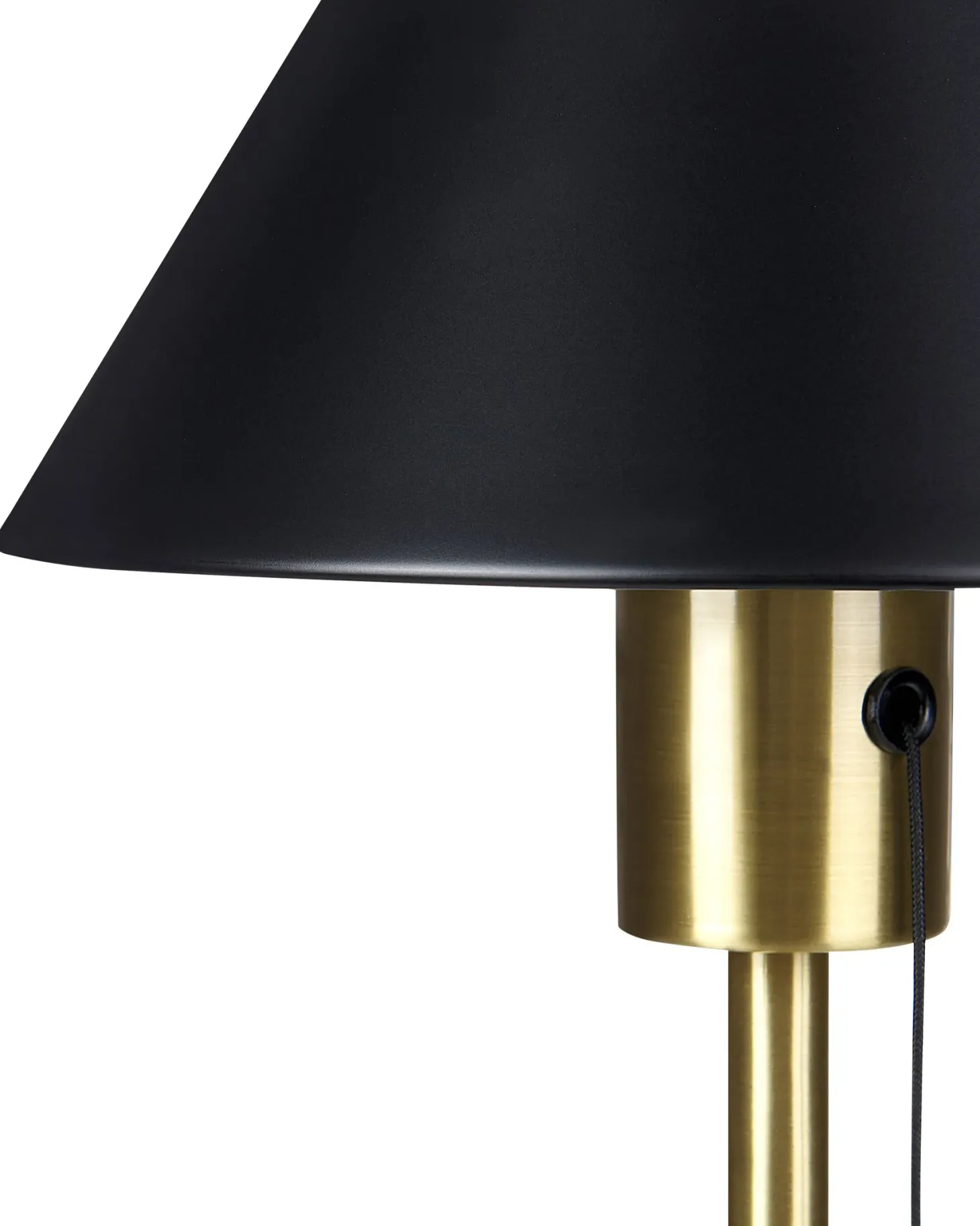 Lampa stołowa CAPARO Metal Czarny/ złoty
