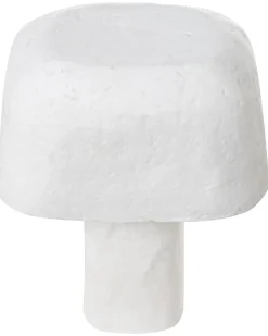 Lampa stołowa CARRASCO Papier-mâché Biały