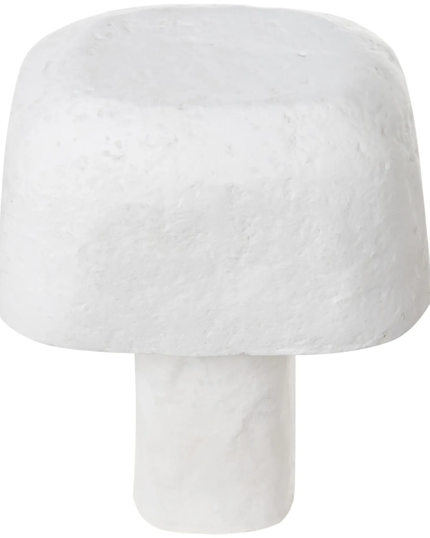 Lampa stołowa CARRASCO Papier-mâché Biały