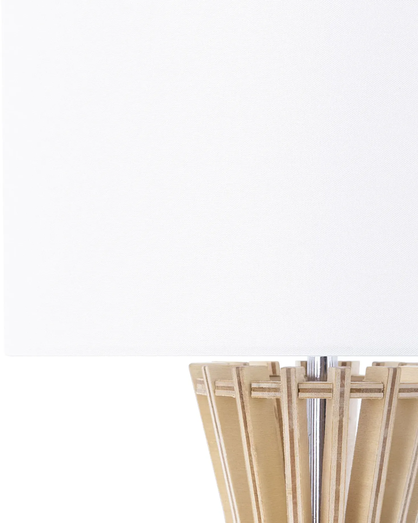 Lampa stołowa CARRION Brązowy/ biały