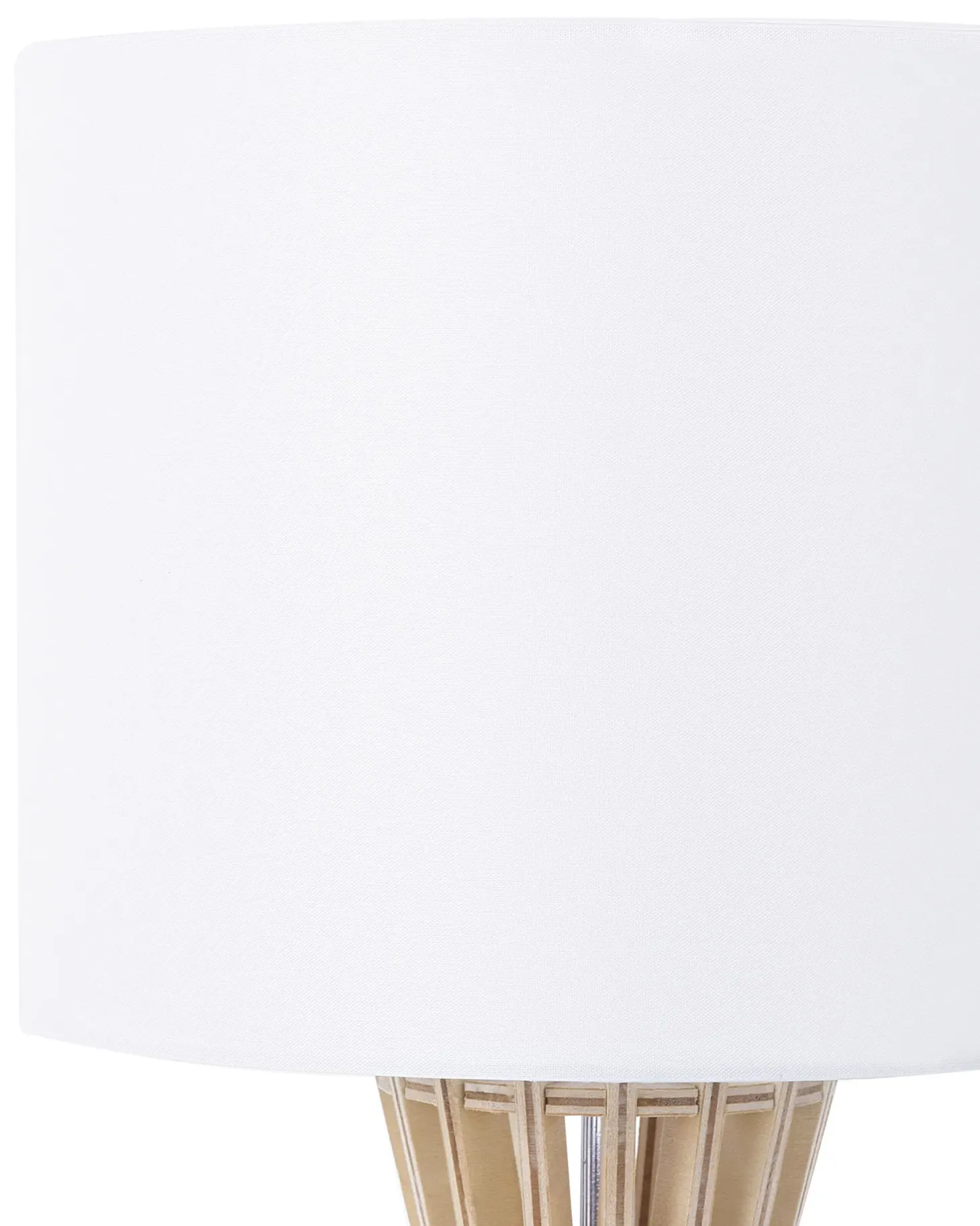 Lampa stołowa CARRION Brązowy/ biały