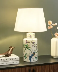 Lampa stołowa CAVADO Porcelana Biały
