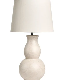 Lampa stołowa CHARGES Ceramika Jasnobeżowy