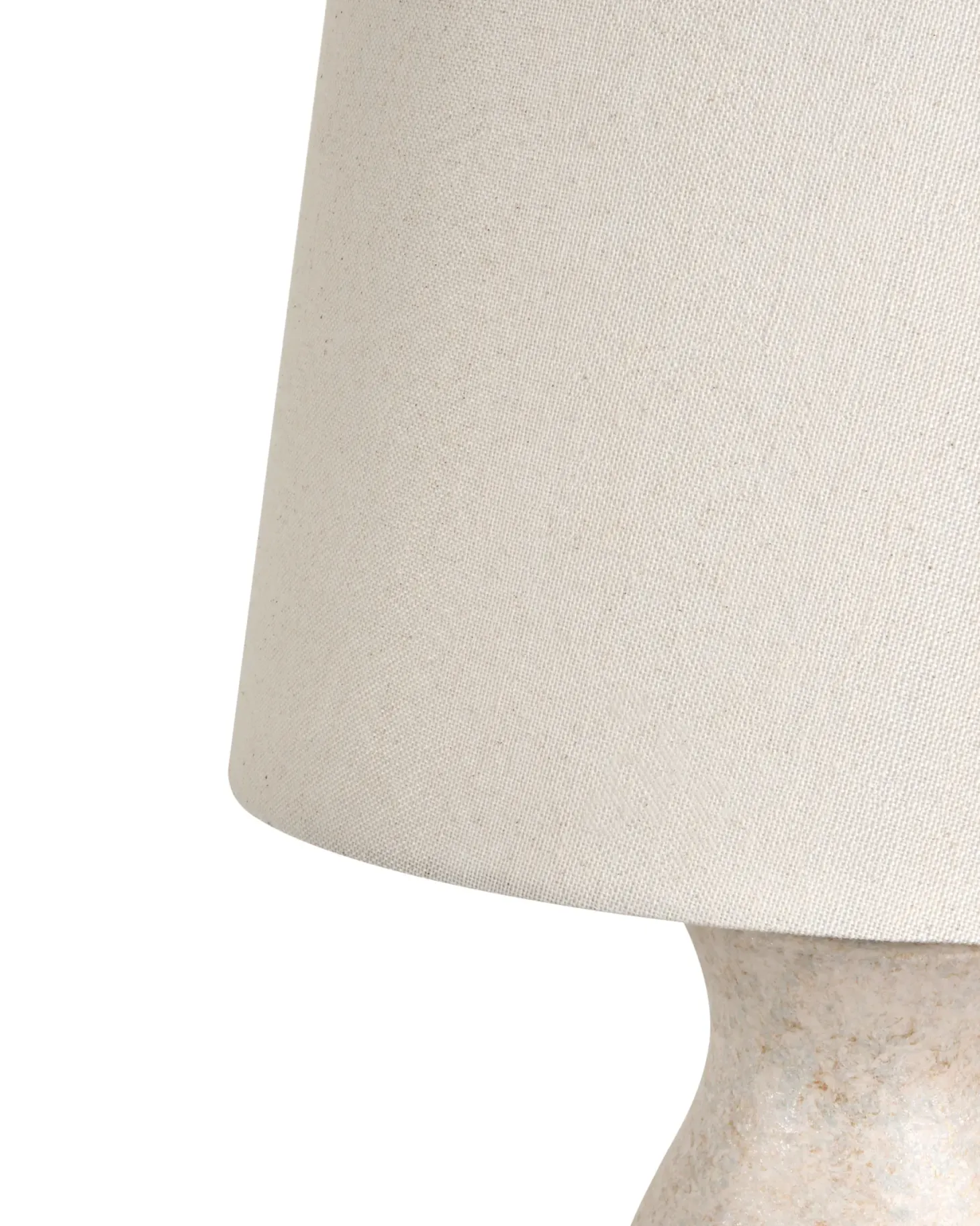 Lampa stołowa CHARGES Ceramika Jasnobeżowy