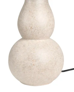 Lampa stołowa CHARGES Ceramika Jasnobeżowy