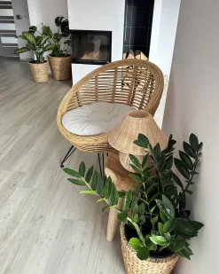 Lampa stołowa CINDER Rattan Naturalny