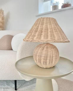 Lampa stołowa CINDER Rattan Naturalny
