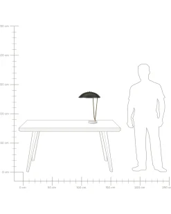 Lampa stołowa DANTO Metal Czarny