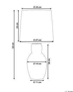 Lampa stołowa DEDURU Ceramika Beżowy