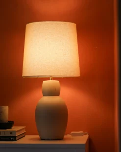 Lampa stołowa DEDURU Ceramika Beżowy