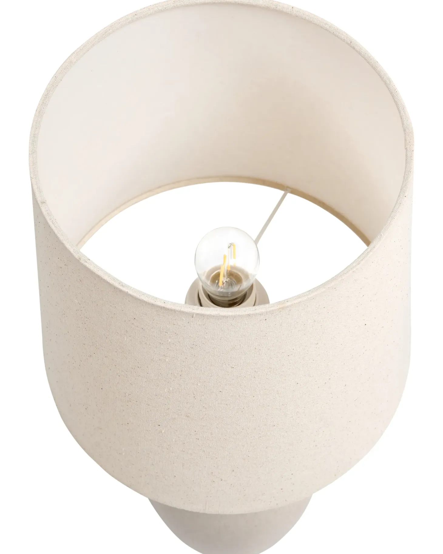 Lampa stołowa DEDURU Ceramika Beżowy