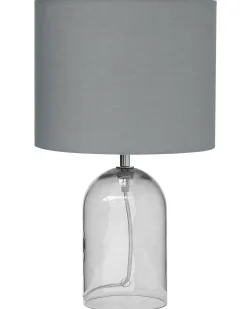 Lampa stołowa DEVOLL Szkło Szary