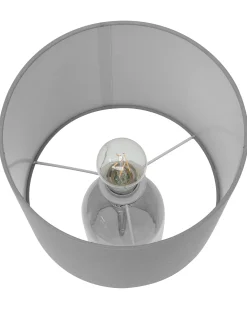 Lampa stołowa DEVOLL Szkło Szary