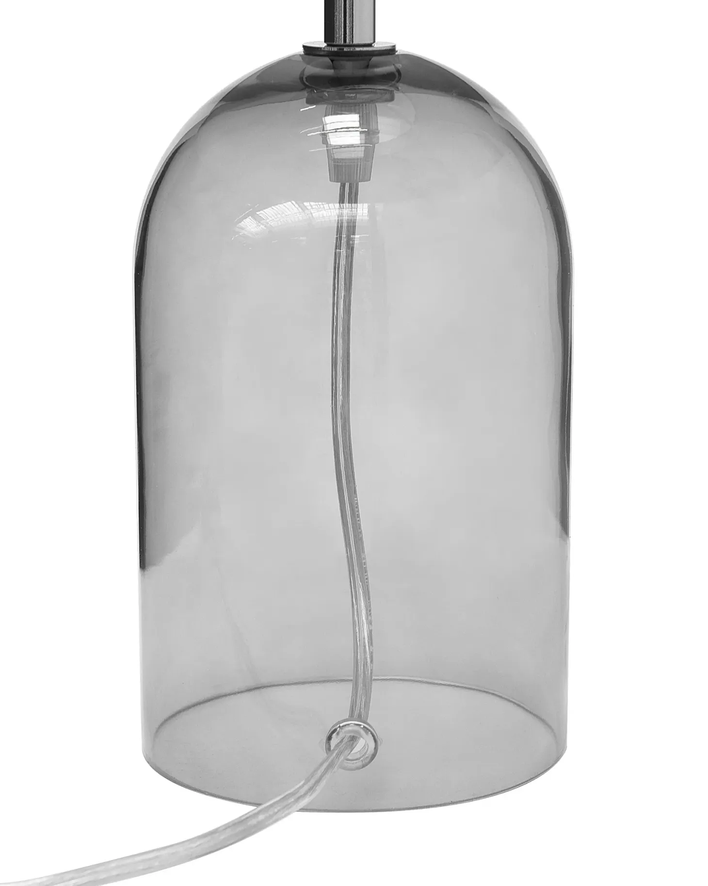 Lampa stołowa DEVOLL Szkło Szary