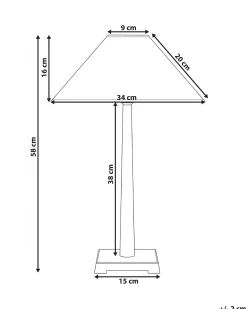 Lampa stołowa DHUD Metal Czarny